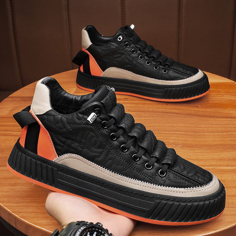 Herren Sneaker mit erhöhter Sohle