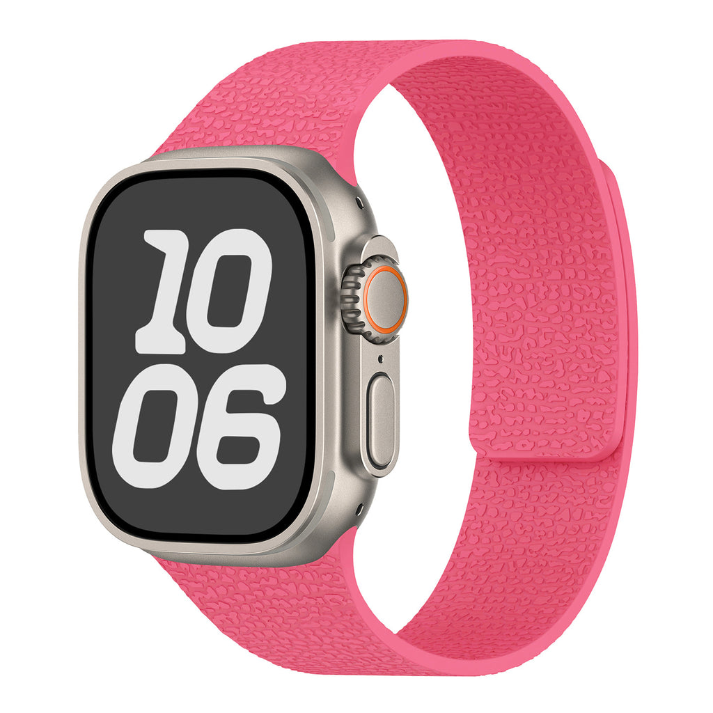IwatchS10 Silikonarmband mit Litschi-Muster