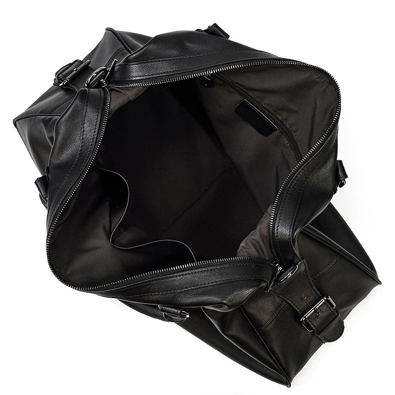 Retro Reisetasche aus Leder für Herren – Bild 3 | LuxeStyle