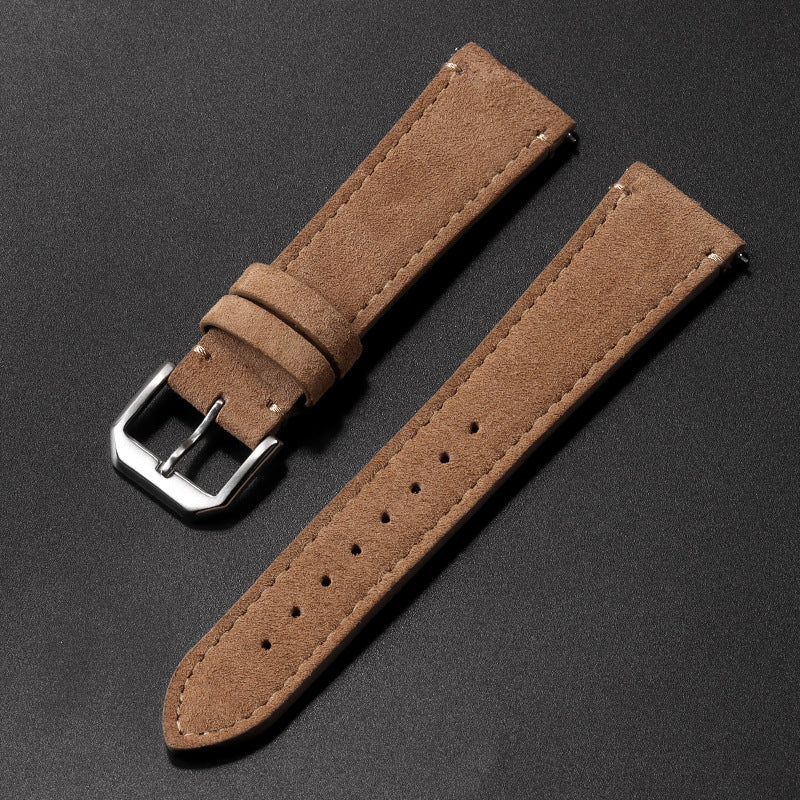 Wildleder-Uhrenarmband mit Schnellverschluss – Bild 3 | LuxeStyle