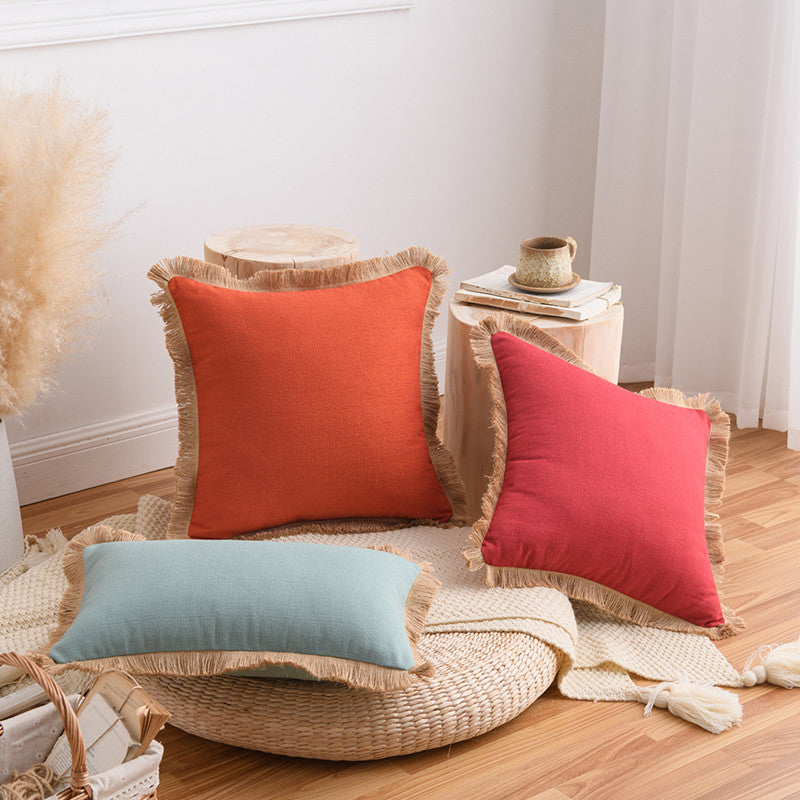 Nordic Style Kissenbezug aus Baumwolle und Leinen – Bild 3 | LuxeStyle