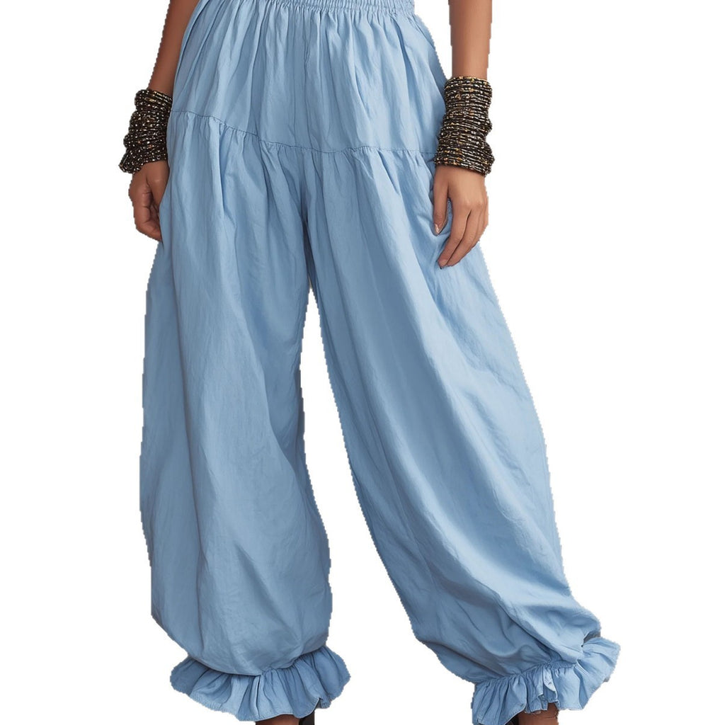 Loose Fit High Waist Stoffhose