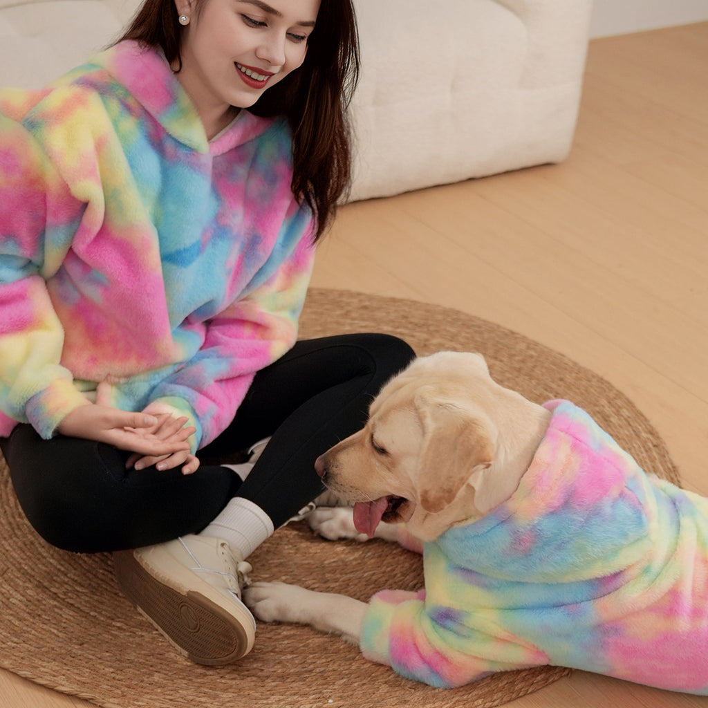 Tie-Dye Hoodie für Haustiere & Besitzer