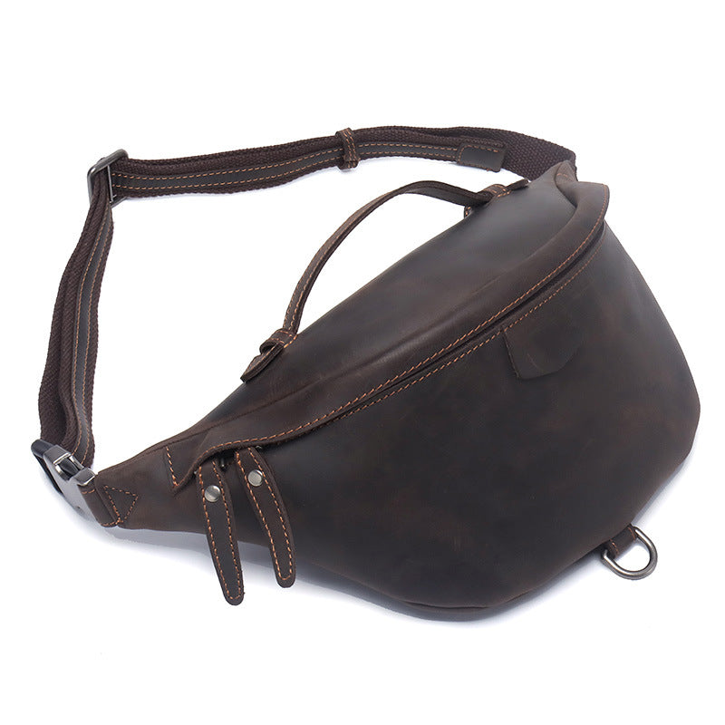 Vintage Handgemachte Kuhleder-Waistbag – Bild 5 | LuxeStyle