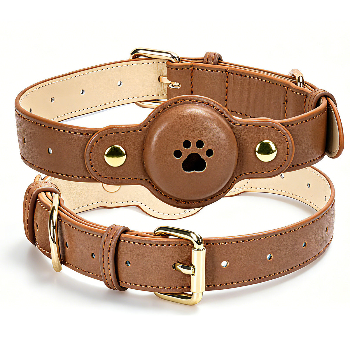 GPS-Halsband für Haustiere aus PU-Leder – Bild 7 | LuxeStyle