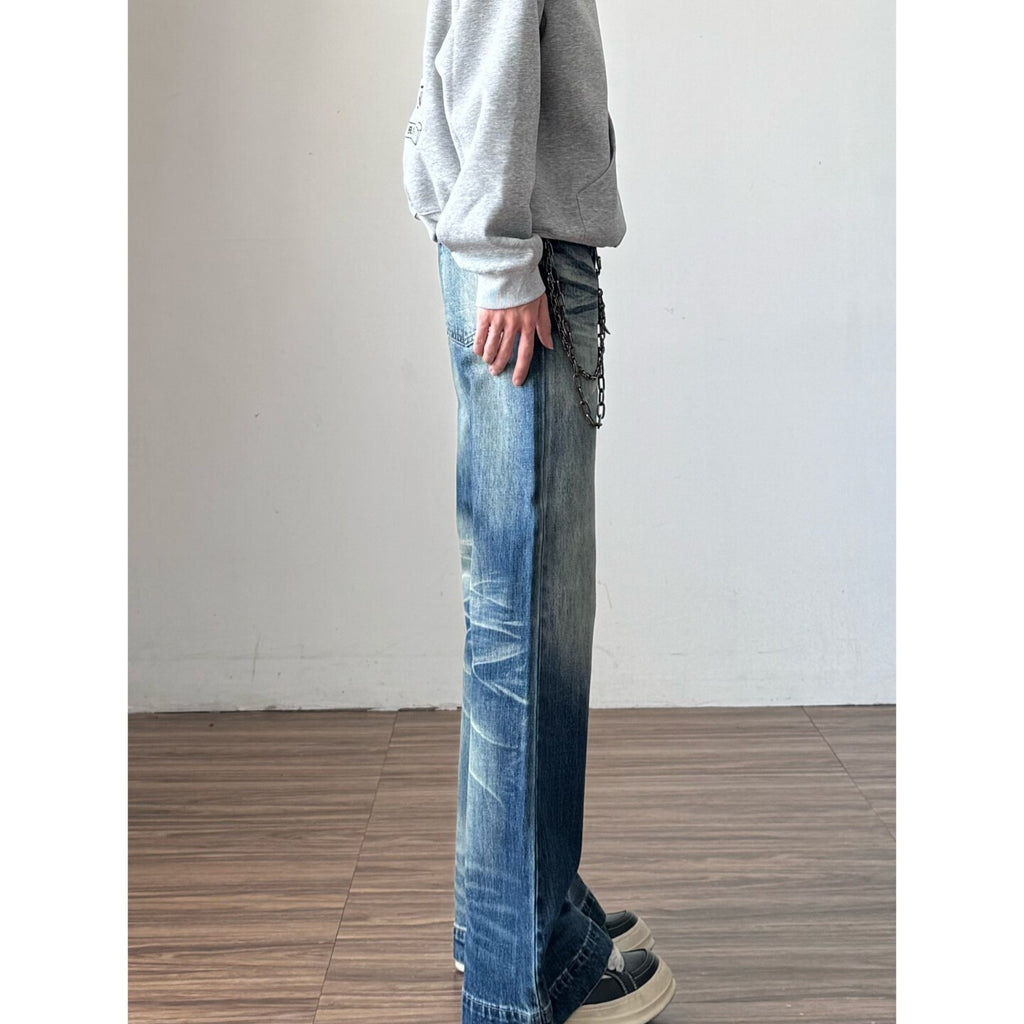 Retro Loose Wide-Leg Hose für Herren