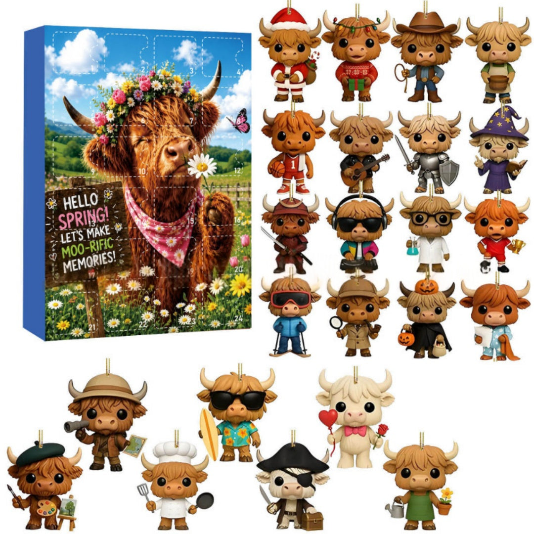 3D Highland Cow Adventskalender – Bild 9 | LuxeStyle