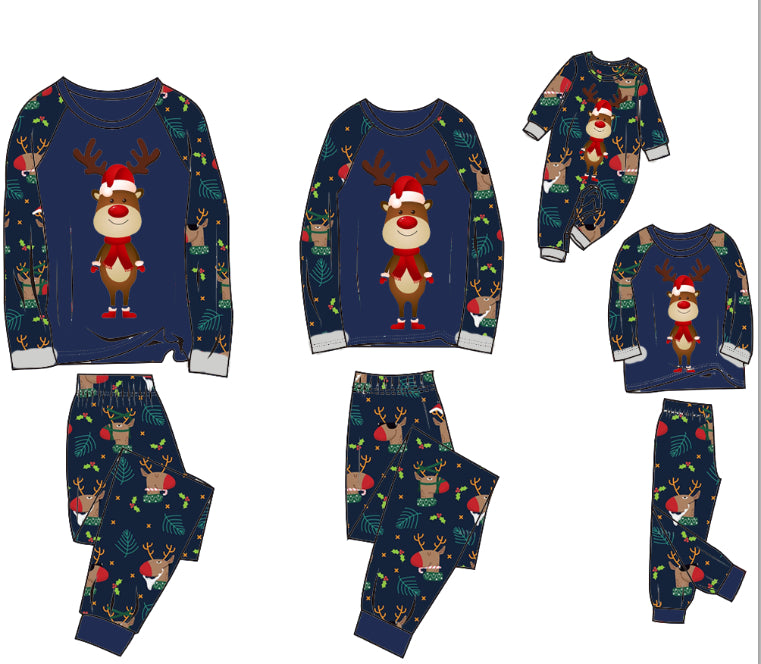 Weihnachts-Pyjama für die ganze Familie