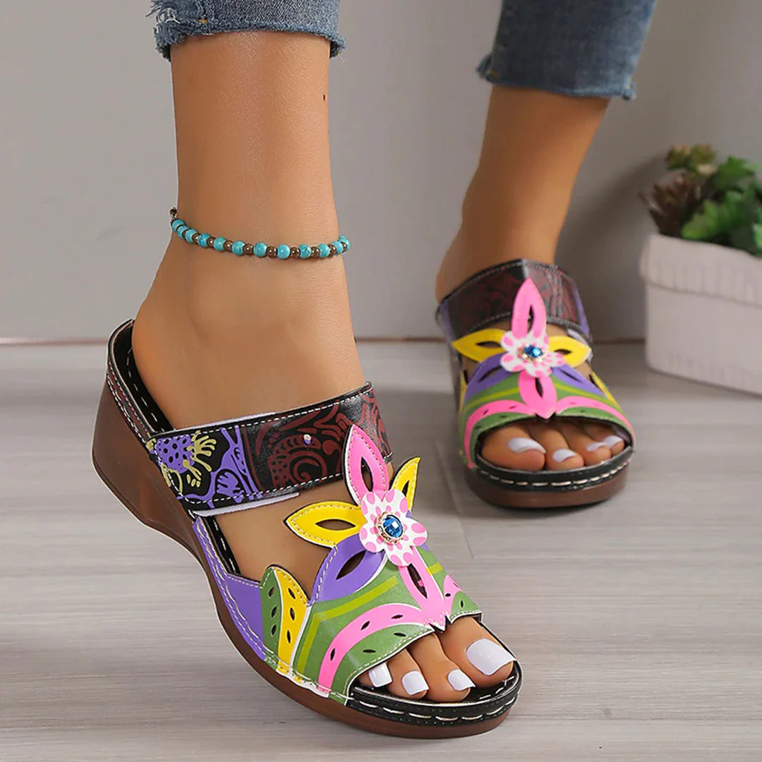 Ethnic Cool Girl Pantoletten – Bild 2 | LuxeStyle