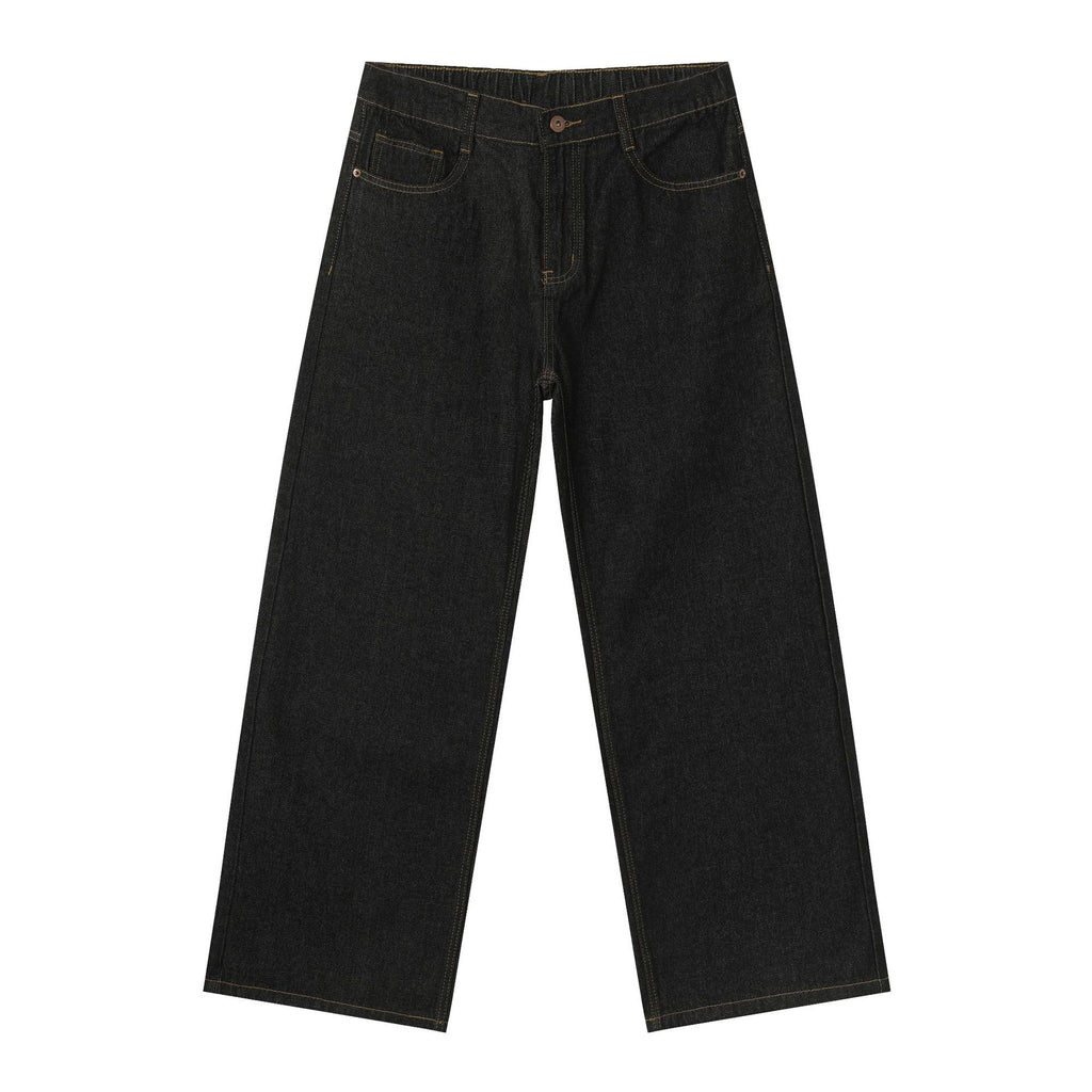 Loose Fit Straight Jeans im Korean Style