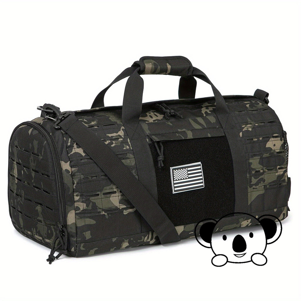 Reisetasche Sportlich 75 l Schwarz-Camo | LuxeStyle