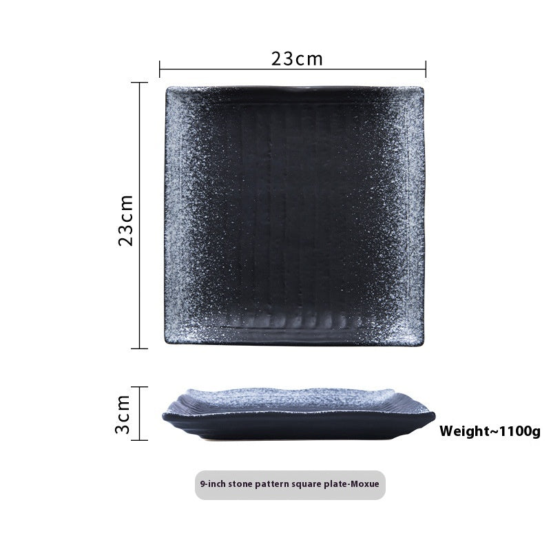 Quadratischer Teller aus Keramik – Bild 4 | LuxeStyle