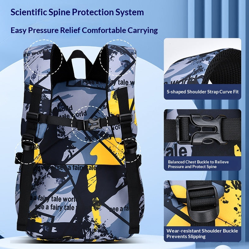 Bauchrucksack für Jungen – geometrisches Muster – Bild 4 | LuxeStyle