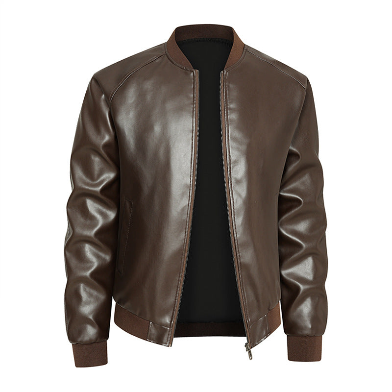 Lederjacke im Korean Style für Herren – Bild 8 | LuxeStyle