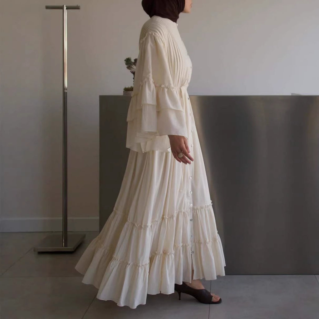 Freizeitkleid mit Rüschen – Bild 7 | LuxeStyle