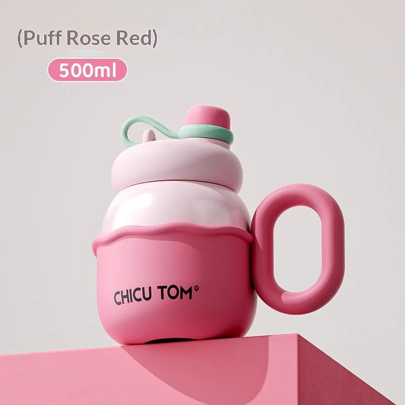 Isolierter Trinkbecher mit Strohhalm, 500 ml – Bild 4 | LuxeStyle