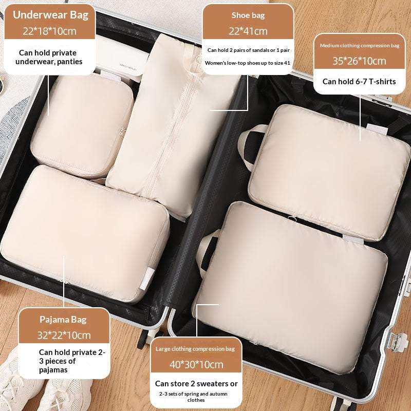 6er Set komprimierbare Reise-Organizer – Bild 4 | LuxeStyle