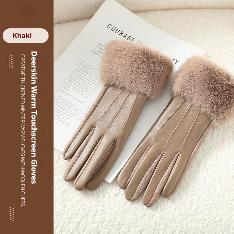 Warme, weiche Handschuhe für Damen