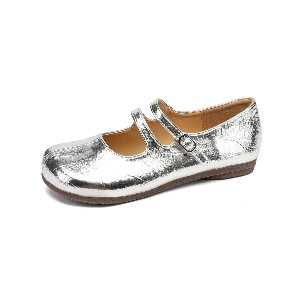 Mary Jane Halbschuhe mit Riemen