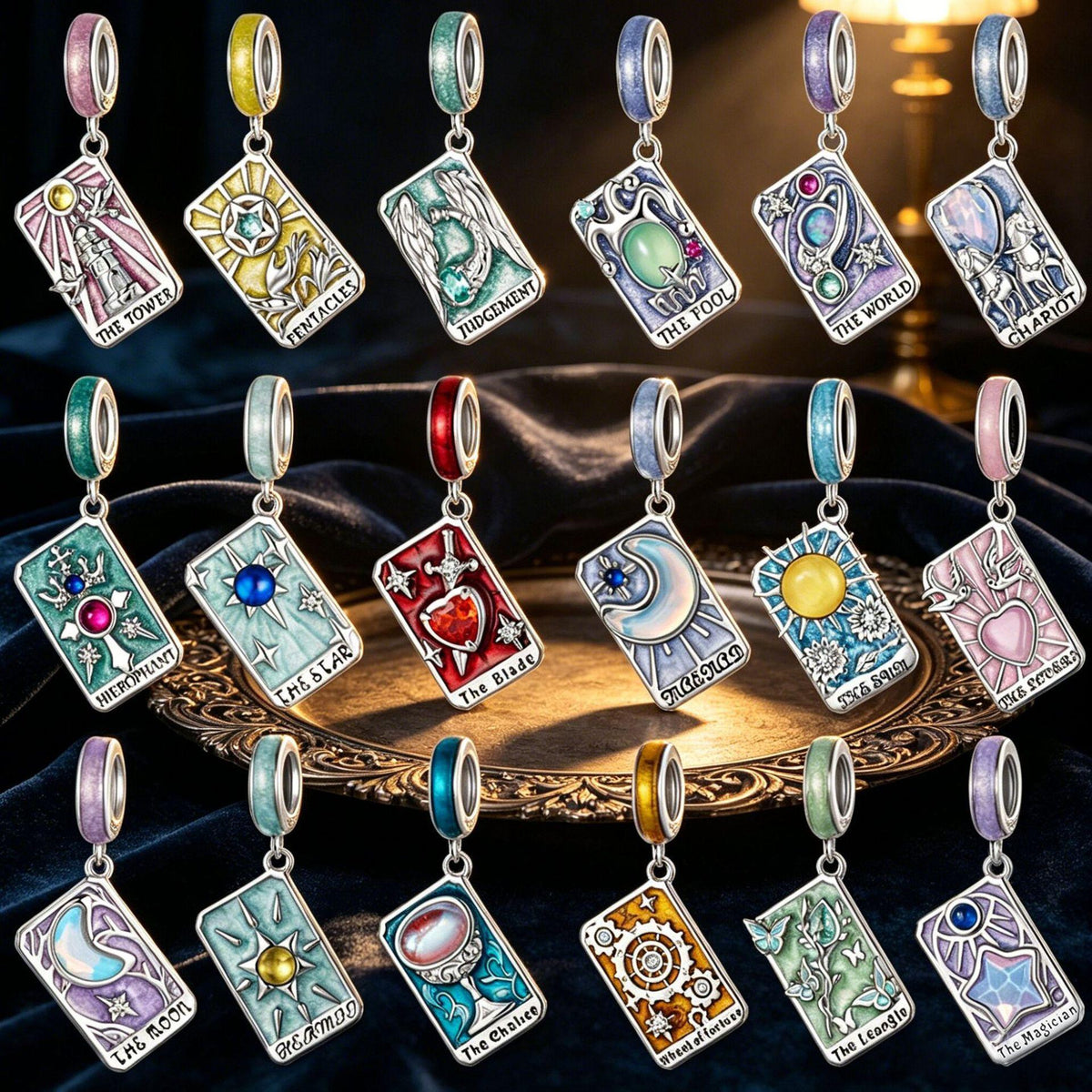 Retro Tarot-Anhänger aus 925er Silber – Bild 12 | LuxeStyle