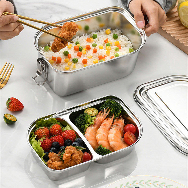 Edelstahl Lunchbox mit Fächern – Bild 3 | LuxeStyle