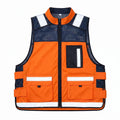 Reflektierende Outdoor Arbeitsweste für Herren