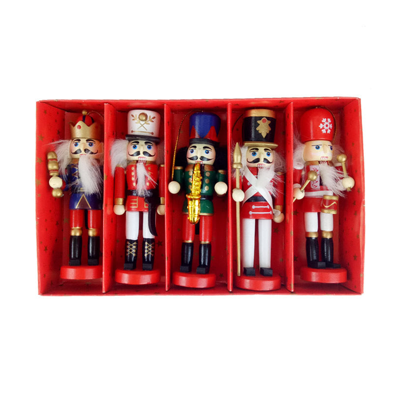 Weihnachts-Nussknacker aus Holz, 12 cm – Bild 6 | LuxeStyle