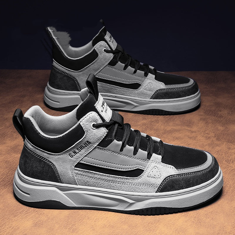 Gefütterte High-Top Sportschuhe aus Leder – Bild 3 | LuxeStyle
