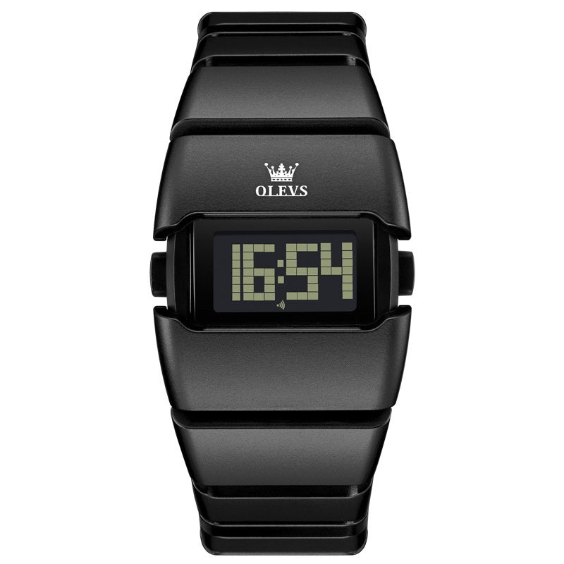 Digitale Armbanduhr im futuristischen Design – Ansicht 4