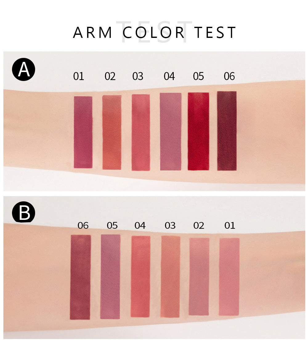 6er Set matter Flüssig-Lippenstifte – Ansicht 8