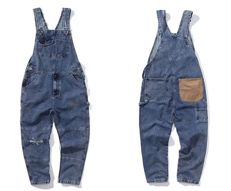 Gerade Cargo Jumpsuit Herren