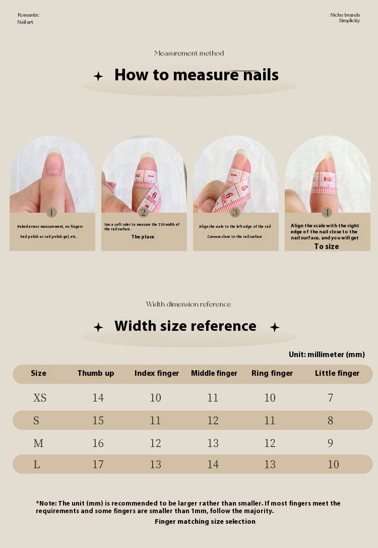 Nude Fishtail Pearl Nagelsticker