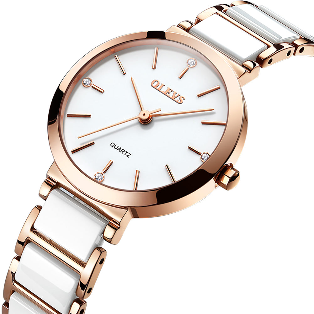 Wasserdichte Damen-Armbanduhr aus Edelstahl – Bild 7 | LuxeStyle
