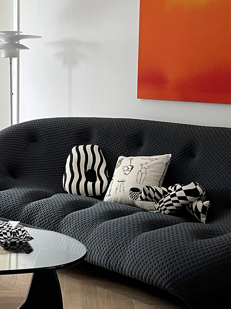 Kariertes Kissen für Sofa und Wohnzimmer – Bild 3 | LuxeStyle