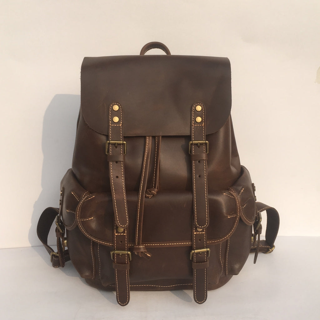 Herren Rucksack aus Echtleder – Bild 2 | LuxeStyle