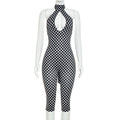 Gepunkteter Halterneck Jumpsuit – Bild 1 | LuxeStyle