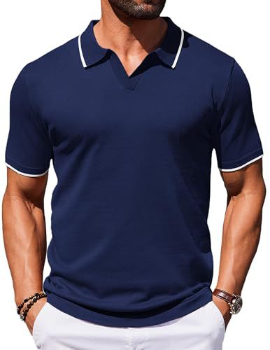 Herren Retro-Print Kurzarm-Shirt