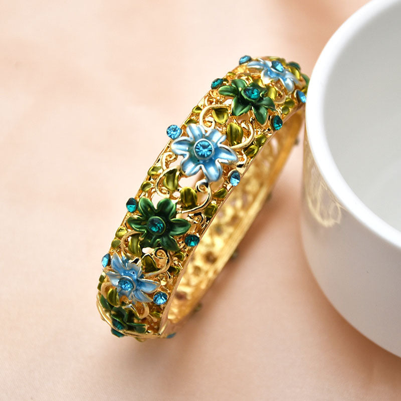 Vintage Armband mit Mohnblüten-Design – Bild 2 | LuxeStyle