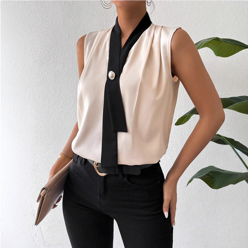 Ärmelloses Top mit Schnürung – Bild 5 | LuxeStyle