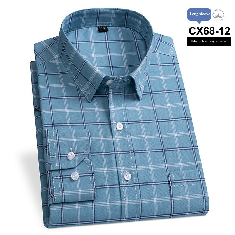 Gestreiftes Slim-fit Oxford Businesshemd für Herren – Bild 4 | LuxeStyle