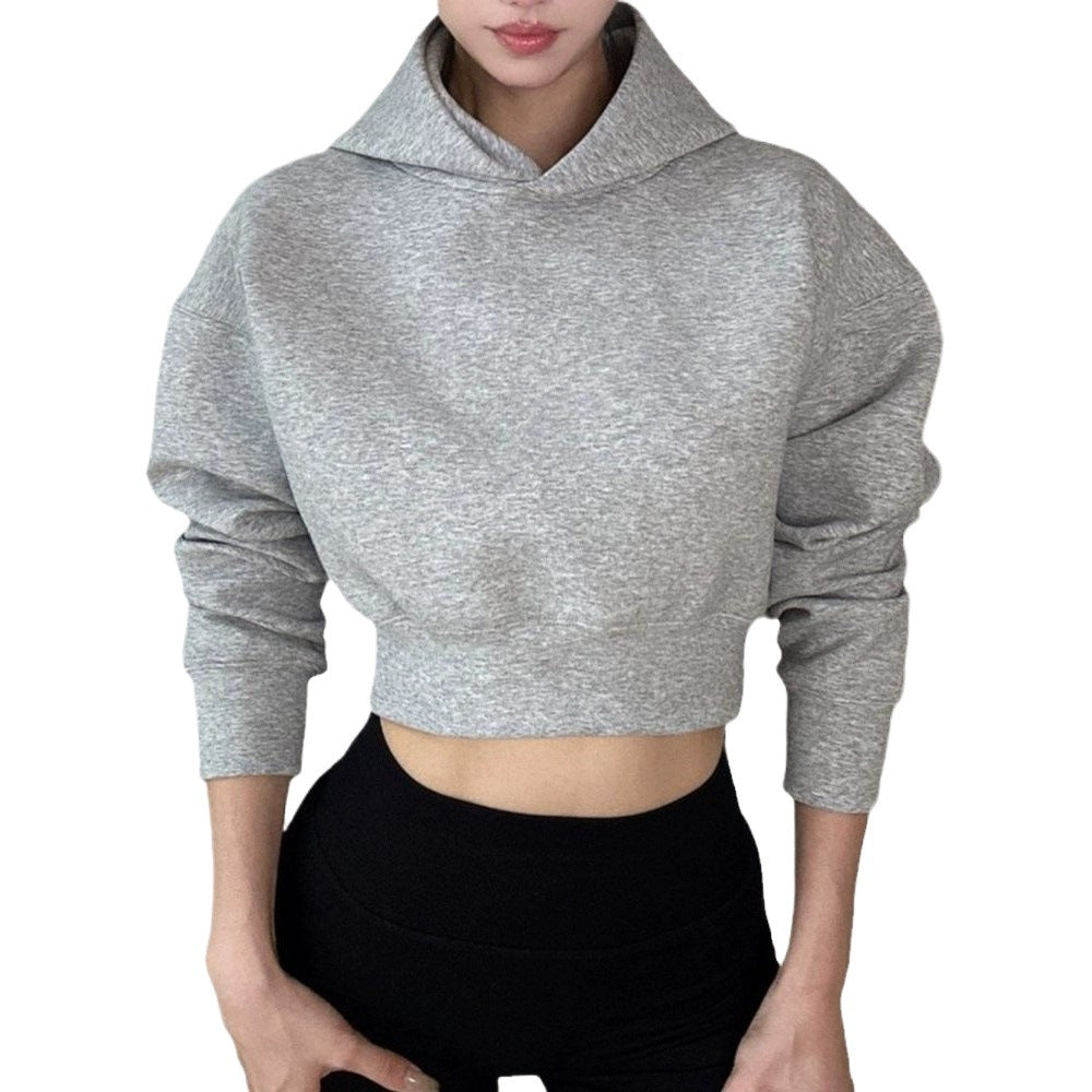 Damen Oversized Fleece-Sweatshirt mit Kapuze – Ansicht 2