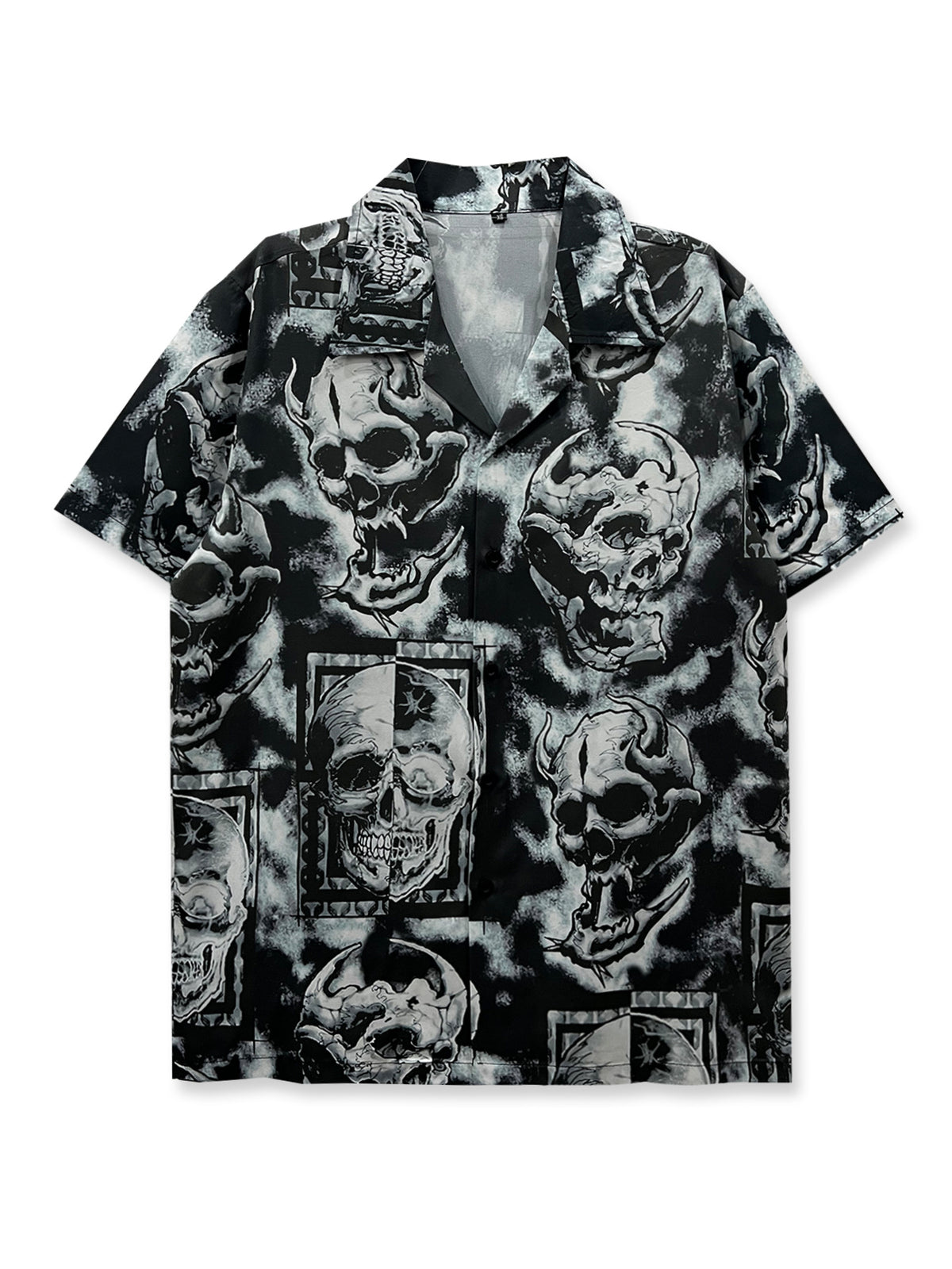 Loose Herren Kurzarmhemd mit Blumenprint – Bild 10 | LuxeStyle