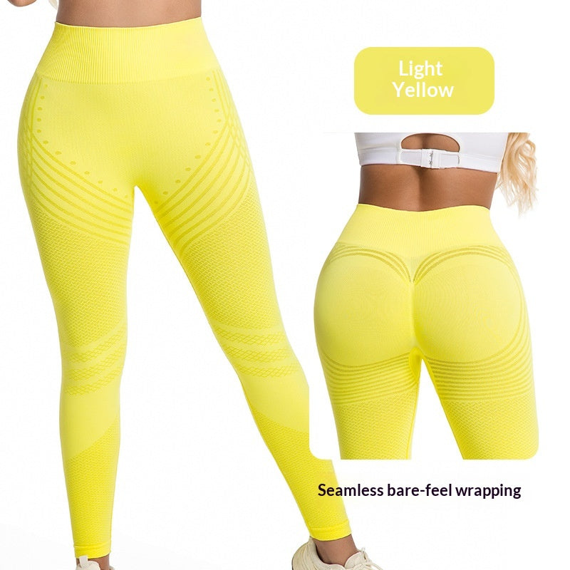 High-Waist Fitness Leggings mit Po-Push-up