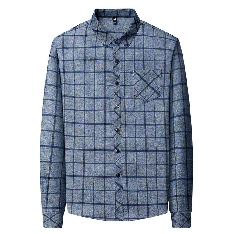 Kaschmirplaid Langarmhemd für Herren – Bild 3 | LuxeStyle