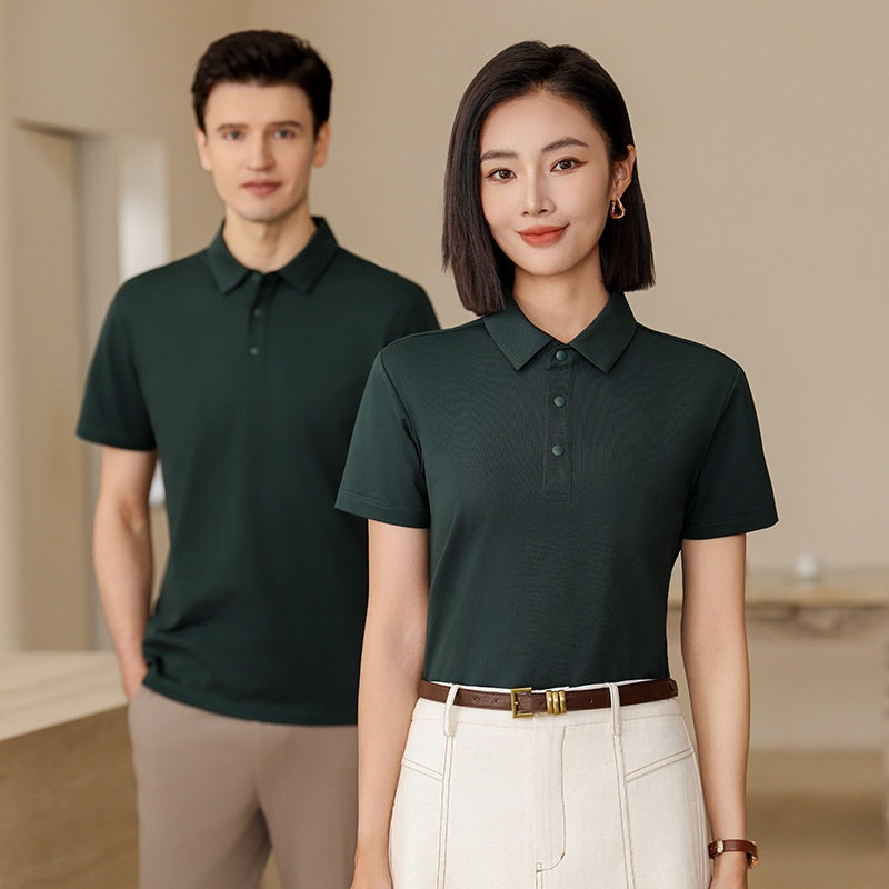 Polo-Shirt Baumwoll-Mix mit Reverskragen – Bild 4 | LuxeStyle