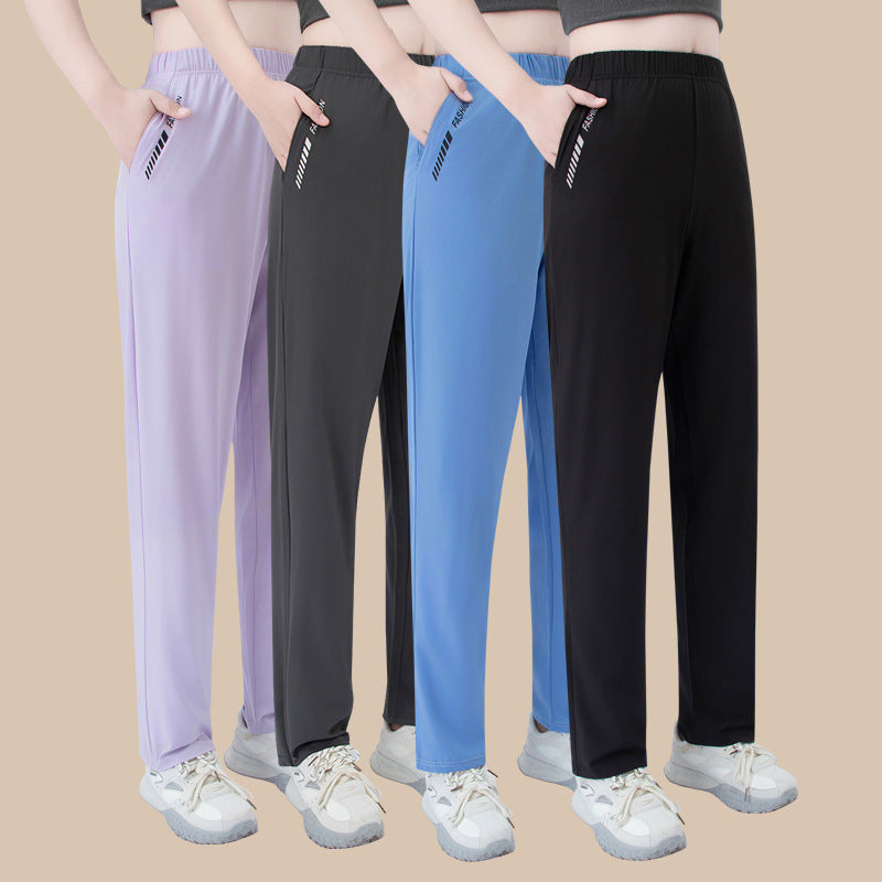 Freizeit-Hose mit Letter-Print