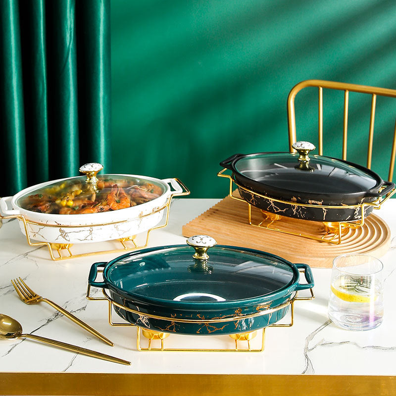 Nordischer Ovaler Keramik-Suppentopf – Bild 1 | LuxeStyle