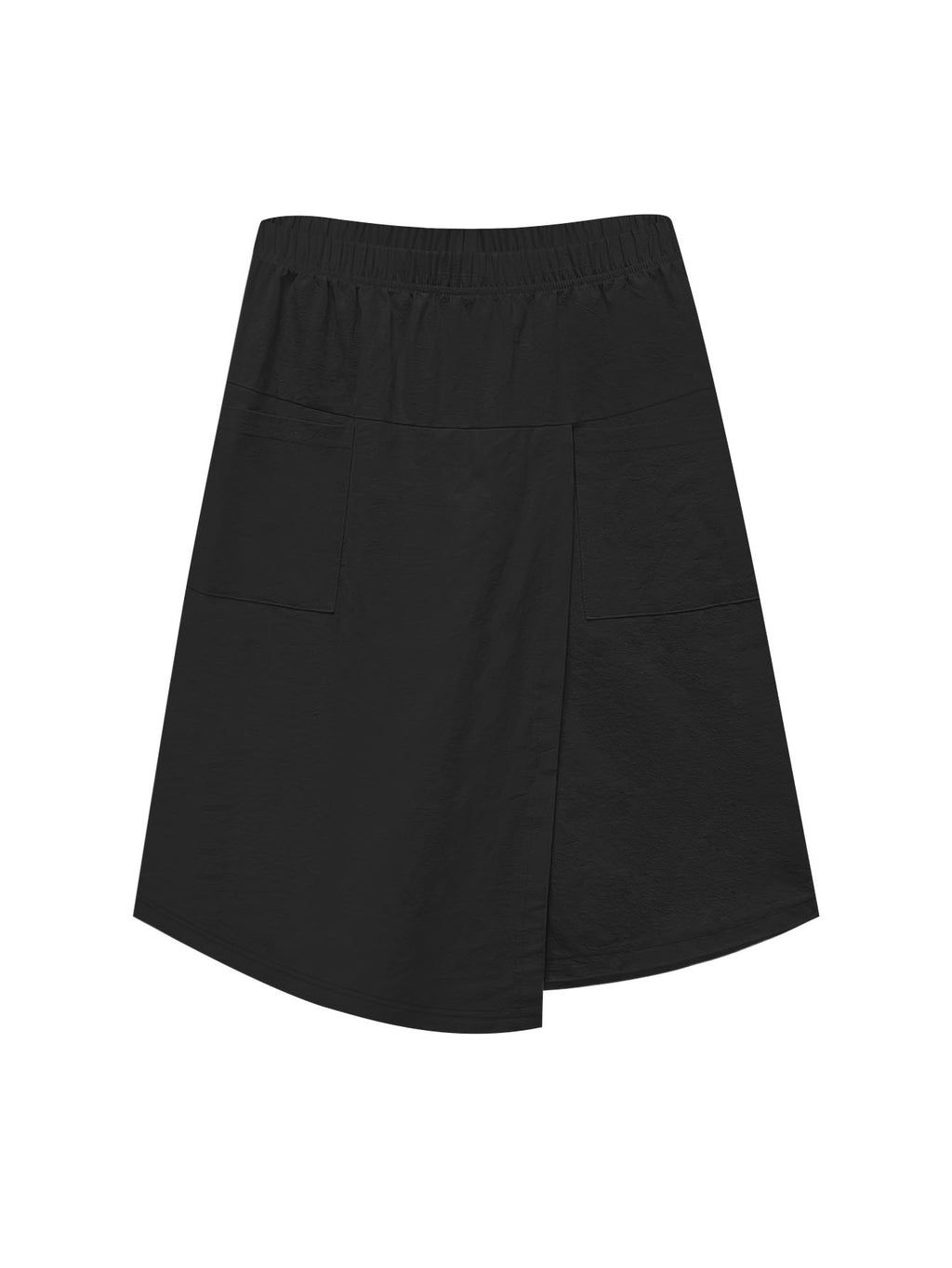 Damen-Casual Skort mit elastischem Bund und Taschen