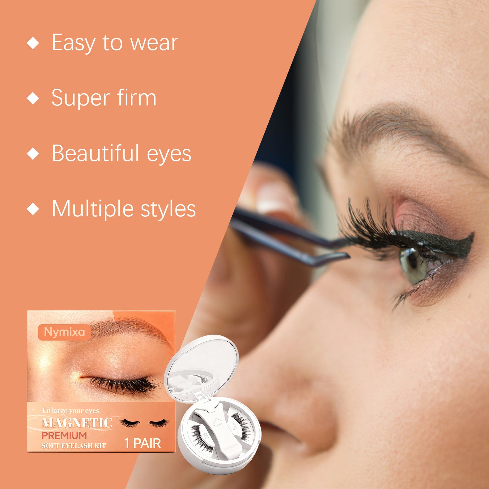 Magnetisches Wimpern-Set
