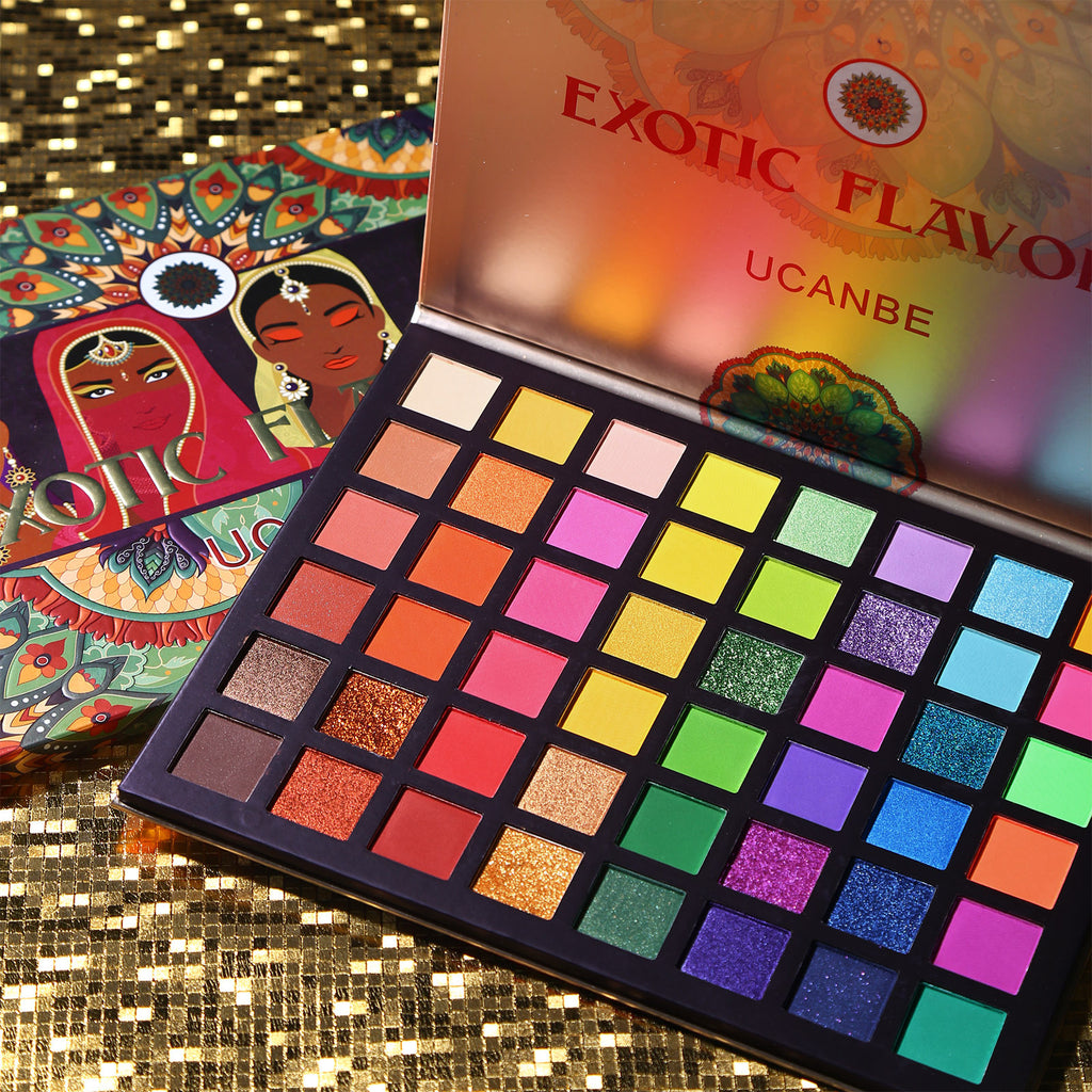 Exotische Lidschatten-Palette mit 48 Farben – Bild 2 | LuxeStyle